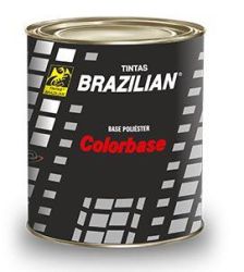 TINTA BASE POLIÉSTER CINZA JAZZ BRAZILIAN - 900ML